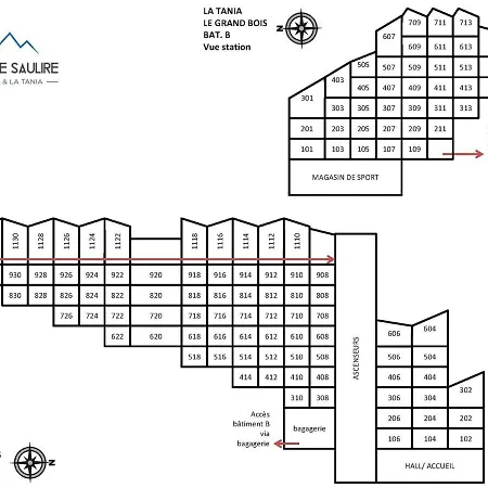 2 Pieces Pour 4 Pers. - La Tania, Idealement Situe Skis Aux Pieds, 31m², Balcon Est - Fr-1-182a-5 * Courchevel